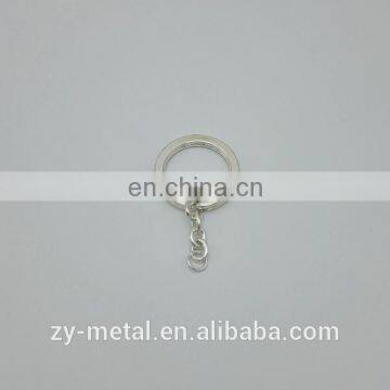 Hot sell metal plain key chain cheap custom key ring