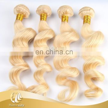 New Arrival Factory Price Dark Golden Blonde Hair Color Natural Wave