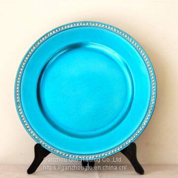 Plastic Charger Plate,christmas Decoration Plate Charger Plate Made in China YF-60535