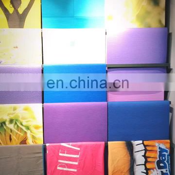 Hot sale custom printed eco yoga mats, suede yoga mats eco friendly