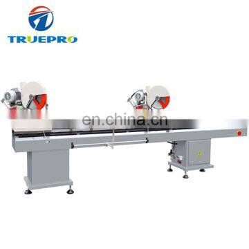 PVC windows making profile cutting machine with two head