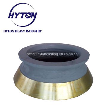 crusher spare parts of high manganese steel suit hp4 metso cone crusher