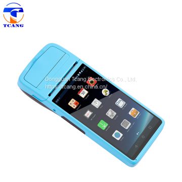 5.5 inch touch screen all in one portable mini android pos terminal