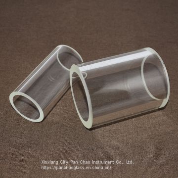 clear polishing thick silica quartz glass tube quartz pipe