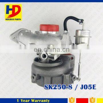 SK250-8 Diesel Engine Turbo J05E For Hino Turbocharger