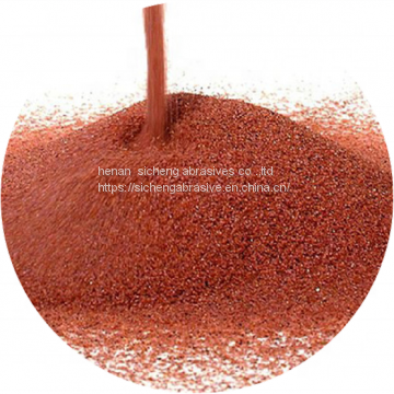 Almandine crushed rock garnet Material water jet cutting abrasive 80mesh