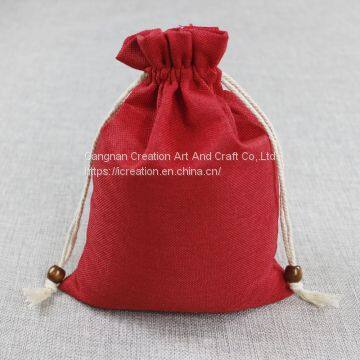 Small Size Various Colors Burlap Candy Bags Jute Wedding Gift Bag With Drawstring Wedding Party Favor Gift Pouches photo-3