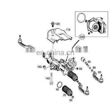 2464602101 Wholesale Electronic power steering rack gear price for Benz A(W176) A180 A200 13-18 B(W246) 12-17 CLA(C117) 14-16