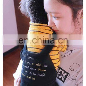 Warm Pet Dog Cat Knit Suspender Trousers Casual Wear Apparel Overalls photo-5