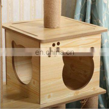 Large Cat Climbing Frame Wholesale Cat Litter Cat Tree Multi-storey Wooden Cat Scratching Post Cat Toy Cat Jumping Platform photo-3