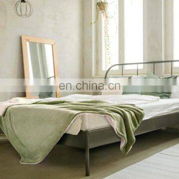 Best Seller in Usa Knitted Warm Soft 100% Polyester Flannel Sherpa Fleece Throw Blanket for Winter China Suppliers photo-2