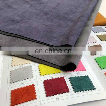 100% Polyester Warp Weft Wholesale  Suede Sofa Car Seat Fabric