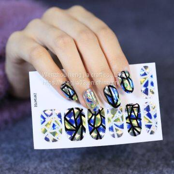 New Arriving Japan & Korea Glass Mirror Foil Nail Sticker for Girl Nail Art photo-3