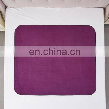 Latest Design Polar Fleece Fabric Dampproof Waterproof Outdoor Camping Down Blanket photo-2