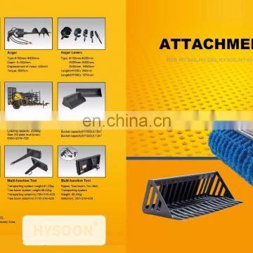 Farm Equipment HYSOON HY380 Small Loader Like Dingo photo-6