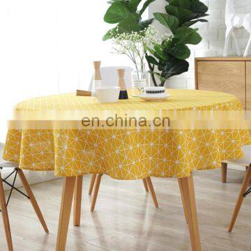 Custom Outside Print Round Table Cloth Outdoor Patio Table Clothes