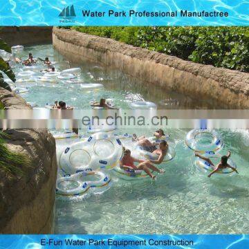 Outdoor Water Park Swimming Pool Lazy River With Wave Making Machine photo-2