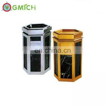 Guangzhou Factory Wood Outdoor Trash Bin From China photo-3
