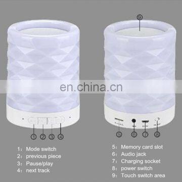 New Arrival Night Light With Bluetooth Speaker Colourful Night Light Atmosphere Lamp Wake Up Clock Light photo-7