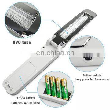 China Factory Wholesale Portable uv Disinfection Lamp Foldable Handheld uv Sanitizer Travel photo-6