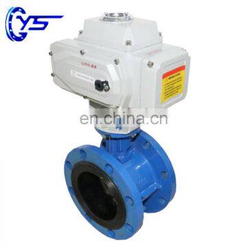 Electric Drive Flange Connection 380V/220V Butterfly Valve For Pipeline