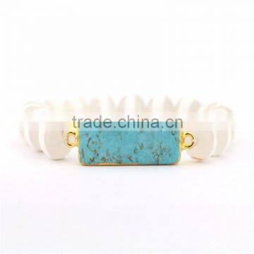 FULL-0348 White drusy stone wrap stone bracelet ,fashion drusy bracelet wrap