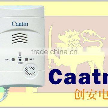LPG gas detector alarm work with shut-off valve,Home use combined LPG/Natural gas detector