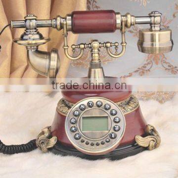 antique telephone in home and telephone