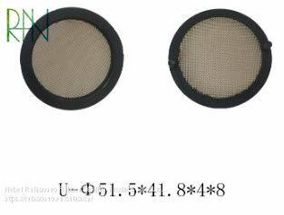 Rubber gasket filter mesh