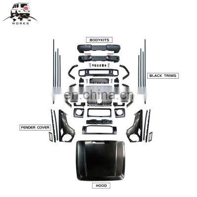 W463 upgrade W464 body kits fit for G-class 1990-2016year W463 to W463A G63 style full body kits with light