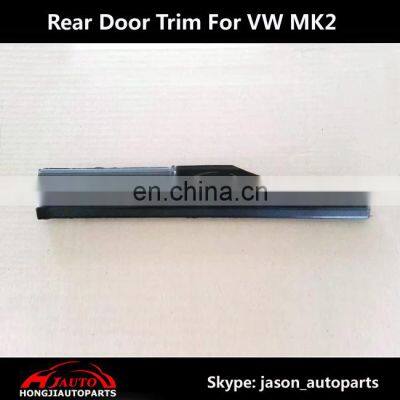 Car Rear Door Inner Sill Plastic Trim For VW MK2 Golf Jetta 85-92 193853371A / 193853371B photo-2