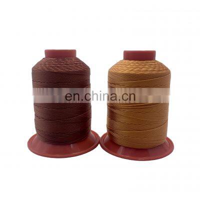 Hot Selling Brown Leather Thread for Sofa Nylon Bonded Sewing Thread