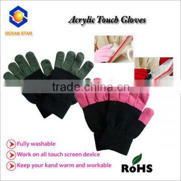 touch screen gloves for girl/female