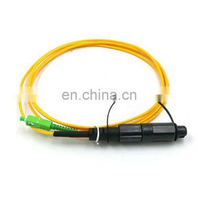 Waterproof Outdoor FTTH Singlemode Optitap Connector SC Type Fiber Optic Patch Cord