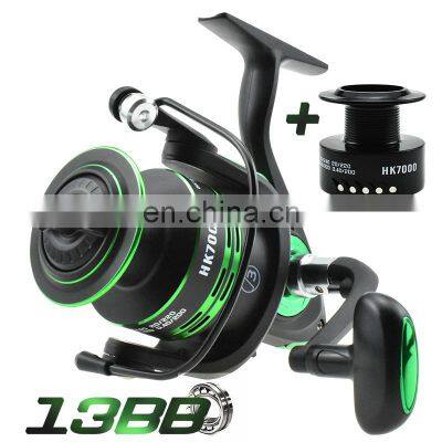 cheap Fishing Reels 13BB Bearings 5.2:1 Gear Ratio Left/right Hand Freshwater Saltwater Fishing Reel with Double Spool Pesca