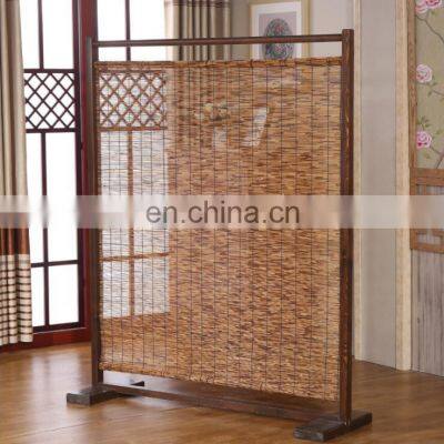 Reed Folding Room Screen Divider