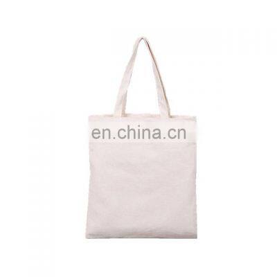 Custom Logo Printed Cheap Reusable Shopping Bags Plain  Blank Cotton Canvas Tote Bag