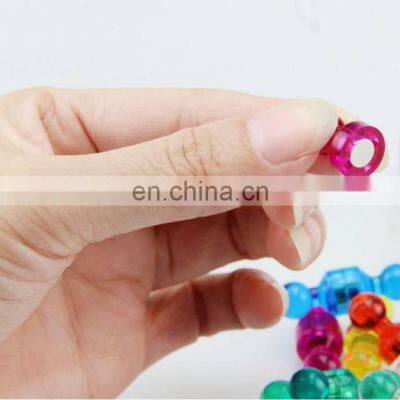 New Office Use Acrylic Covered Push Pin Magnet Whiteboard Magnetic Push Pins for Fridge, Map photo-4