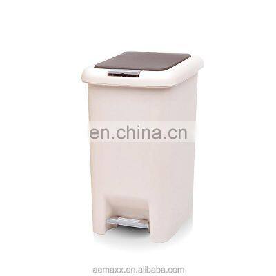 12L 20L 30L 45L Two Use Outdoor Finger Touch Open Function Plastic Pedal Trash Bin photo-3