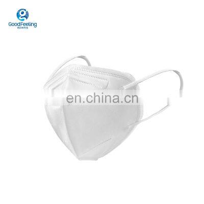 5 Layers Facemask Wholesale China Hot Sale White 5Ply Kn95 FFP2 NR Particle Filtering Half Mask