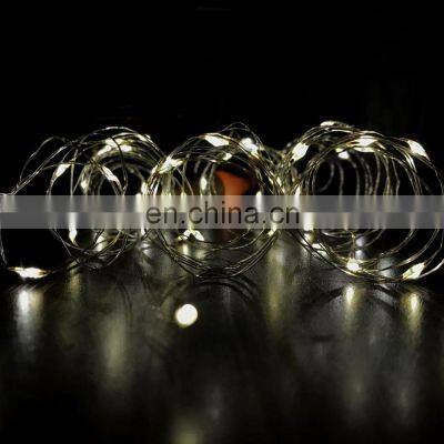 Battery operated  LED Cork Wine Bottle Lights Night Fairy Christmas String Lights For Anniversary Wedding holiday Party