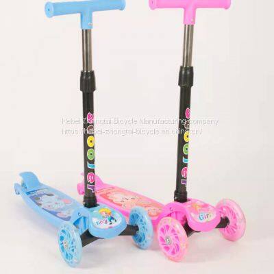 hot selling cheap flashing wheel kids scooter