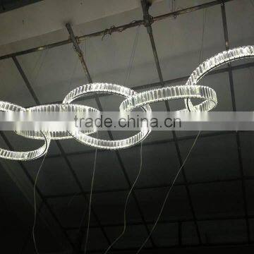 5 United Crystal Ring New Crystal Ceiling Decoration