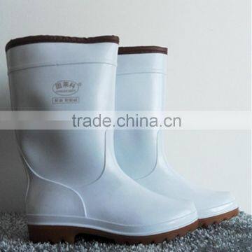 good quality pvc upper anti-slip winter rain boots