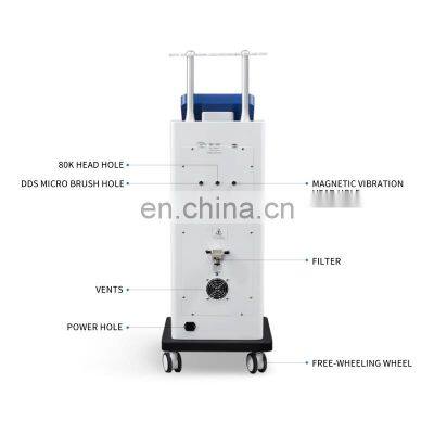 RF Vacuum Cavitation Magnetic Massage Body Shaping Instrument 5D Carving WL 12 Weight Loss Slimming Machine Dredge Meridian
