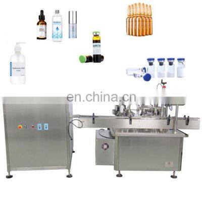 High accuracy blink eye drops bottle pharmaceutical filling capping production line