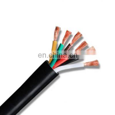 Power Cable  6 Core Pvc Sheathed Flexible Cord Cable Use For Internal Control Of Electrical Appliances