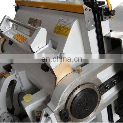 ML1040 CE Approved Heavy Duty Manual Feed Corrugated Paper Die Cutting and Creasing Machine, Paperboard Flatbed Plane Die Cutter photo-5