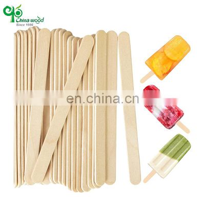 Yada Disposable Food Grade Wooden Ice Cream Stick Craft Custom Popsicle Sticks  Wooden Ice Cream Stick Craft Art Work