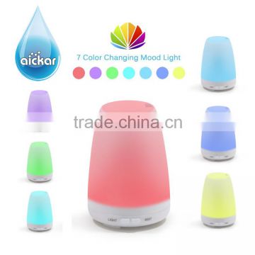 7 Colors LED Factory Price 100ml Ultrasonic Aroma Humidifier SPA Pure Essential Oil Diffuser Mist Maker Fogger